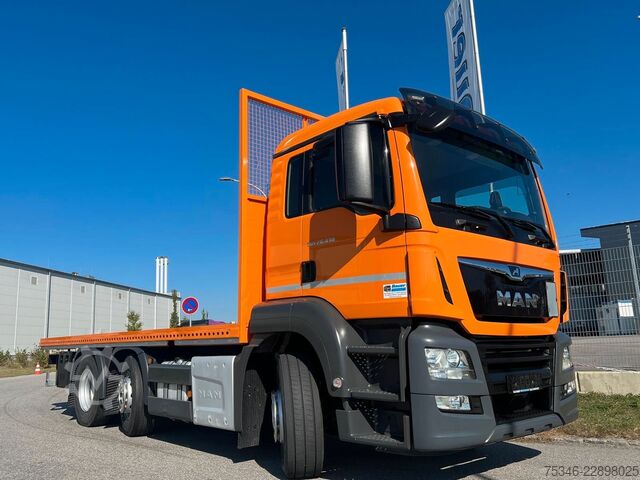 LKW mit Pritsche (offen) MAN TGS 26.430/Pritsche6,10m/Lenkachse/ADR/NL16,4 to