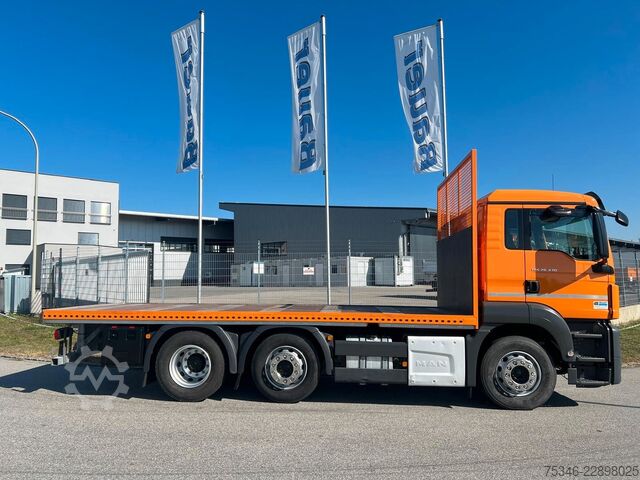LKW mit Pritsche (offen) MAN TGS 26.430/Pritsche6,10m/Lenkachse/ADR/NL16,4 to