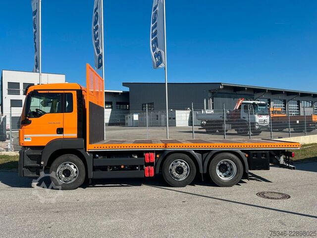 LKW mit Pritsche (offen) MAN TGS 26.430/Pritsche6,10m/Lenkachse/ADR/NL16,4 to