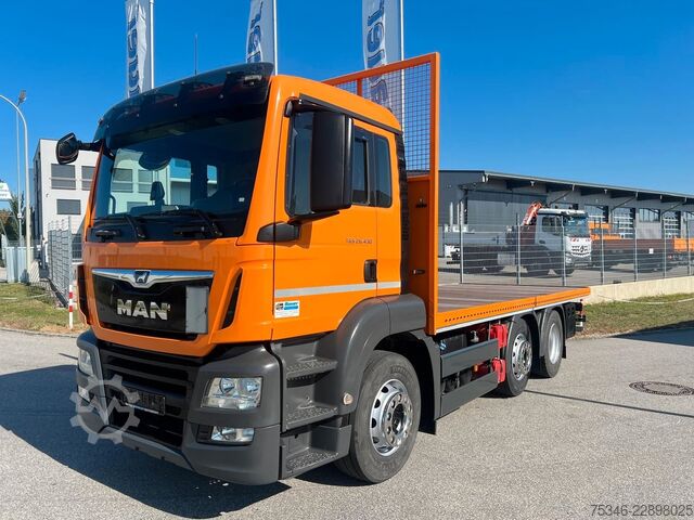 LKW mit Pritsche (offen) MAN TGS 26.430/Pritsche6,10m/Lenkachse/ADR/NL16,4 to