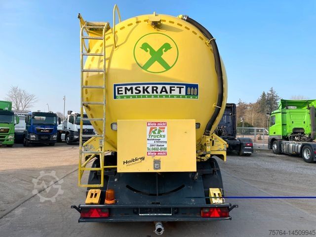 Silo semitrailer  51m³ Heitling Futtersilo/Gelenkt/7 Kammer