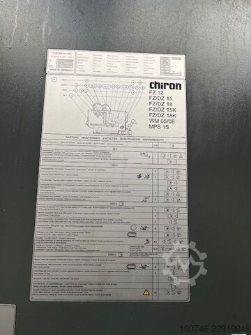 Vertical machining center CHIRON DZ15KWM HS