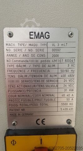 Vertikal aufgereiht EMAG VL3 MLT