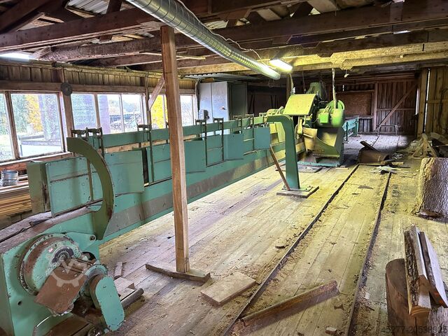 Log cutting circular sawline SAB Sägewerks Anlagen GmbH UVK 41-s