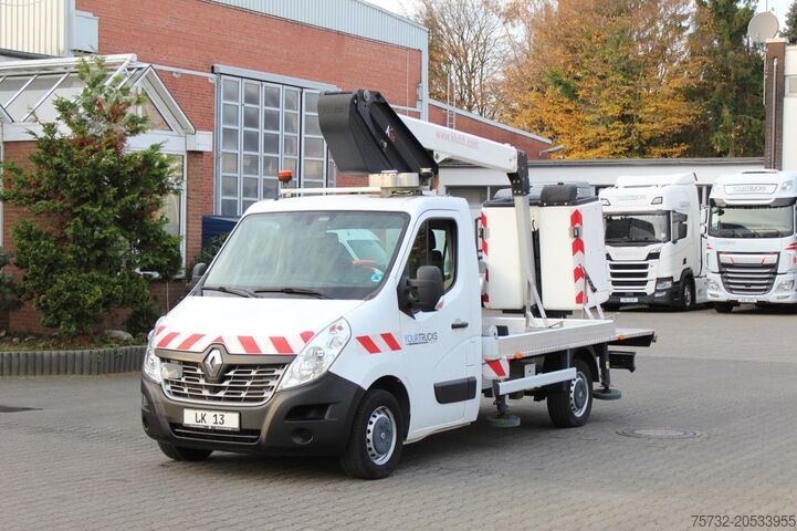 LKW mit Hubarbeitsbühne Renault Master Bühne KLUBB 11m 2 Personen Korb 200kg