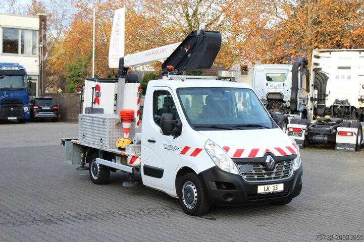 LKW mit Hubarbeitsbühne Renault Master Bühne KLUBB 11m 2 Personen Korb 200kg