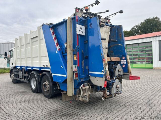 Garbage truck MAN TGM 26.340 / Zöller Medium XL 21,5 + Schüttung
