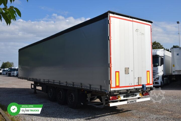 Open semitrailer with tarp SCHMITZ CARGOBULL SCS24/L