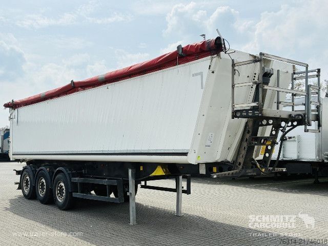 Tipper semitrailer Schmitz Cargobull Kipper Alukastenmulde 44m³