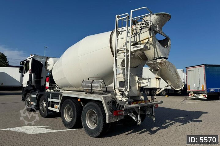 Mixer Renault C430 Day Cab, Euro 6, / 8x4 / Full steel / Reta...