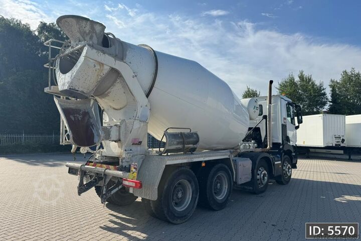 Mixer Renault C430 Day Cab, Euro 6, / 8x4 / Full steel / Reta...