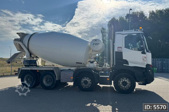 Mixer Renault C430 Day Cab, Euro 6, / 8x4 / Full steel / Reta...