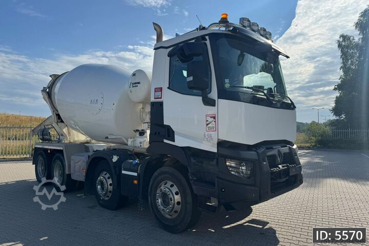 Mixer Renault C430 Day Cab, Euro 6, / 8x4 / Full steel / Reta...