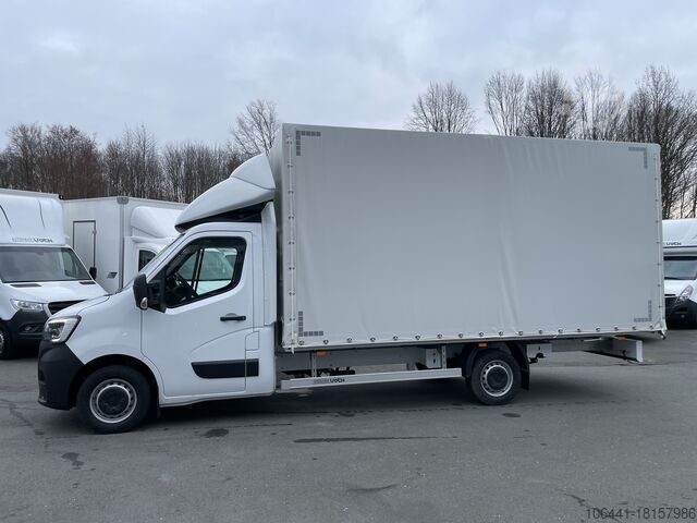 Transporter with flatbed & tarpaulin RENAULT Master Pritsche Plane Portaltüren