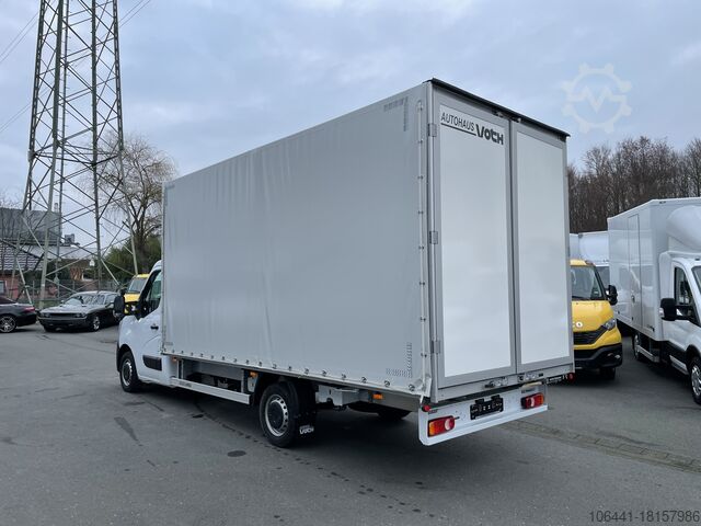 Transporter with flatbed & tarpaulin RENAULT Master Pritsche Plane Portaltüren