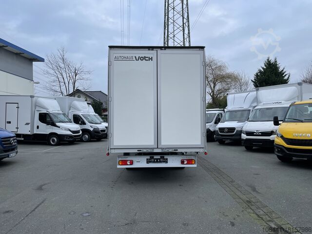 Transporter with flatbed & tarpaulin RENAULT Master Pritsche Plane Portaltüren