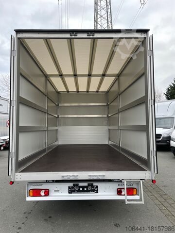 Transporter with flatbed & tarpaulin RENAULT Master Pritsche Plane Portaltüren