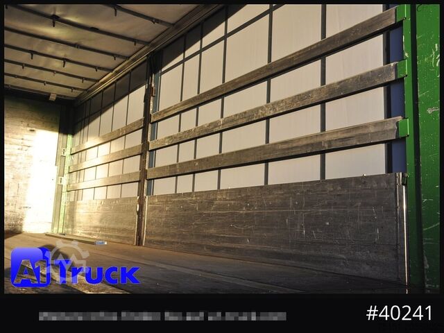 Swap body with flatbed & tarp KOEGEL 7.45  BDF Wechselbrücke, neue Plane, Bordwand