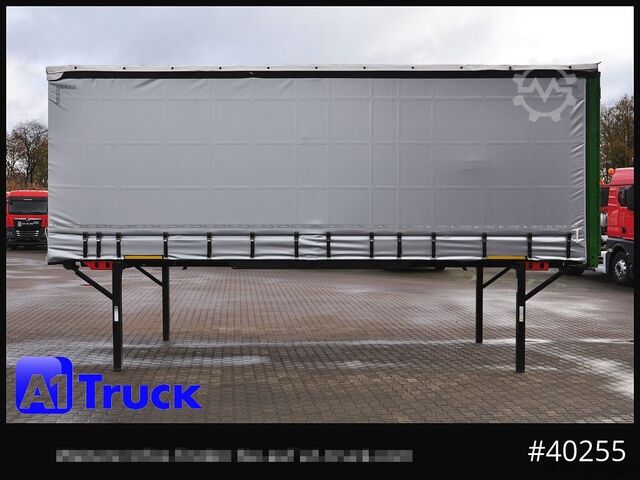 Swap body with flatbed & tarp KOEGEL 7.45  BDF Wechselbrücke, neue Plane, Bordwand