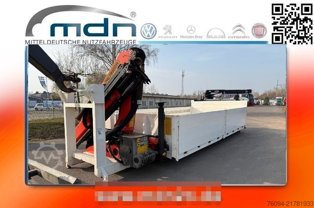 Roll-off tipper truck Abrollcontainer Kranmulde FUNK neuwertig