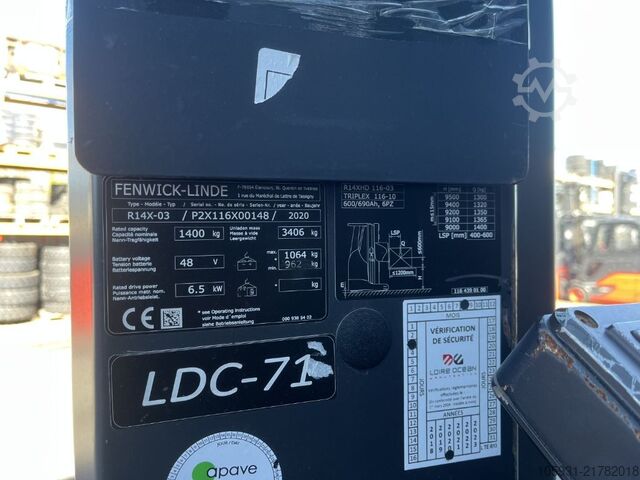 Reach Truck Linde R14X-03