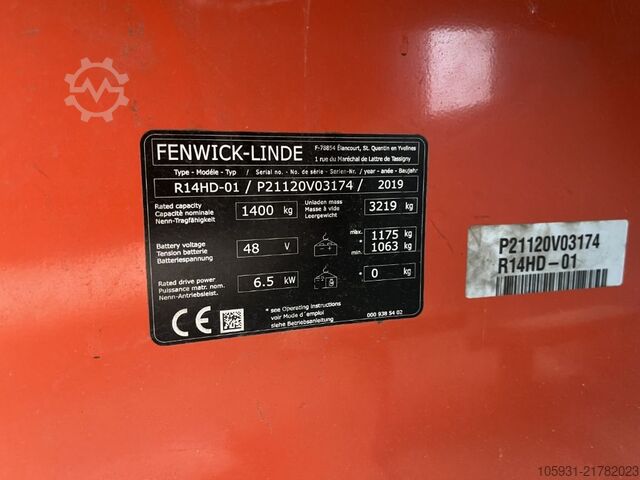 Reach Truck Linde R14HD-01