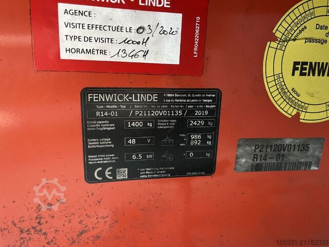 Reach Truck Linde R14-01