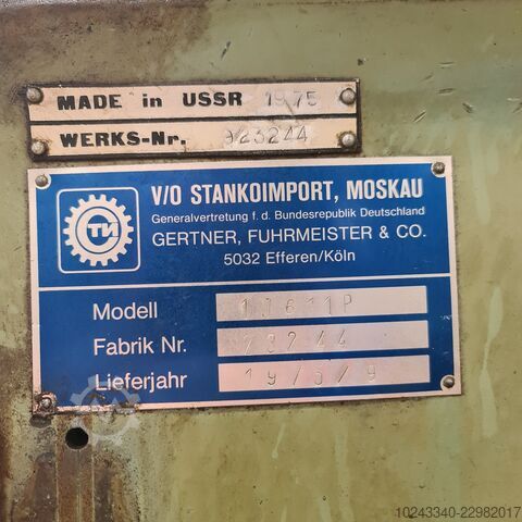 Leit-/Zugspindeldrehmaschine Stankoimport 1J611P