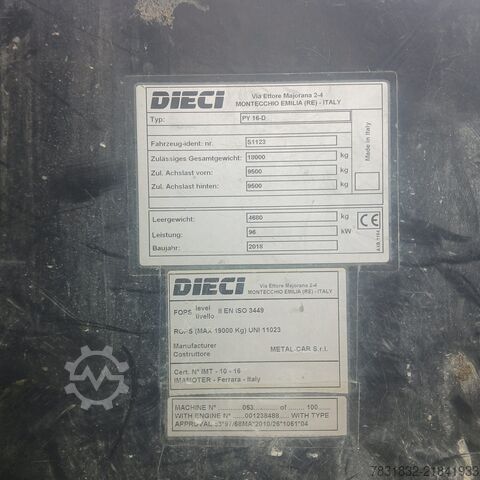 Tunnel boring machine DIECI PY 16-D