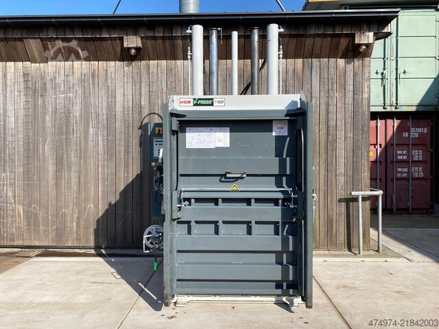 Baler, waste compactor, cardboard baler, press HSM V-Press 1160 Plus