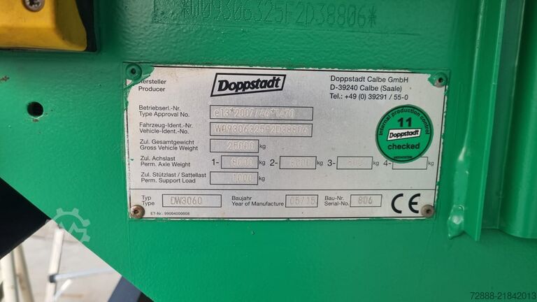 Pre-shredder Doppstadt DW3060
