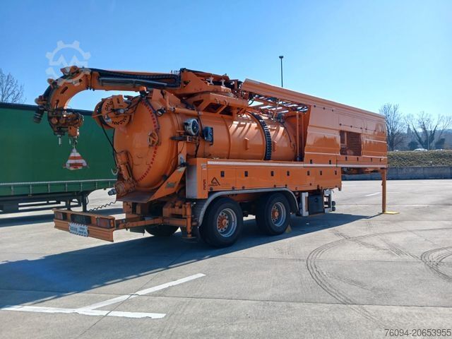 Semitrailer ASSMANN Assmann Saug /Druck Kombi Spüler Recycling