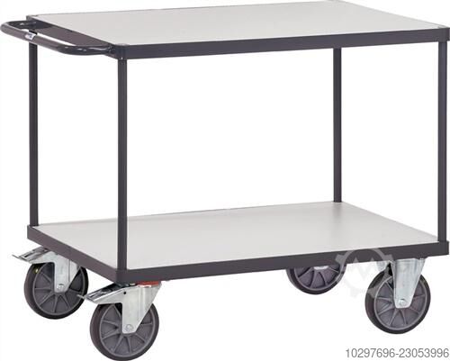Platform trolley with 2 shelves, dimensions L1200 x W800 mm – 1 unit  