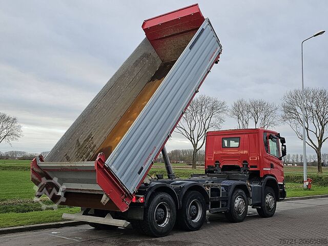 3-sided tipper SCANIA G410 XT 8X4 RETARDER 3WAY
