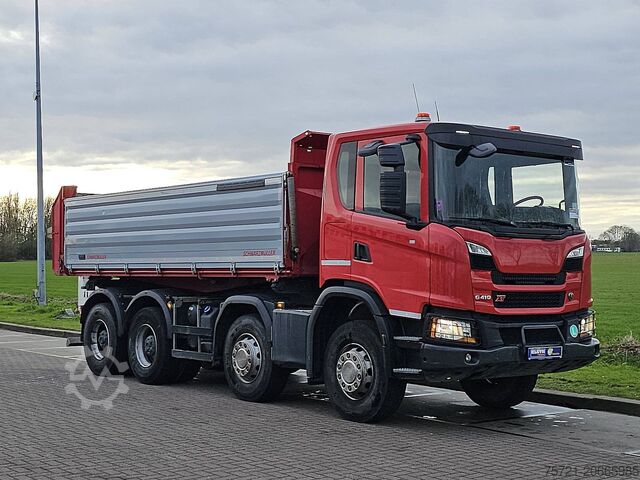 3-sided tipper SCANIA G410 XT 8X4 RETARDER 3WAY