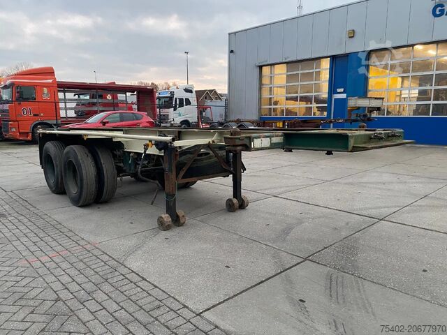 Containertransport Groenewegen Container Chassis / 20 FT / BPW / Double Tyres