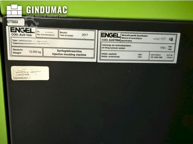 Hydraulische Spritzgießmaschine Engel E-Duo 740H-740L-700 combi