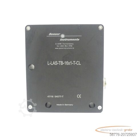 Komponente  Sensor Instruments L-LAS-TB-16x1-T-CL Laser-Durchlicht-Zeilensensor 04077-T