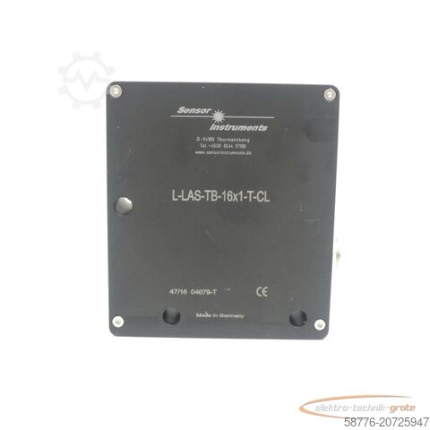 Komponente  Sensor Instruments L-LAS-TB-16x1-T-CL Laser-Durchlicht-Zeilensensor 04079-T