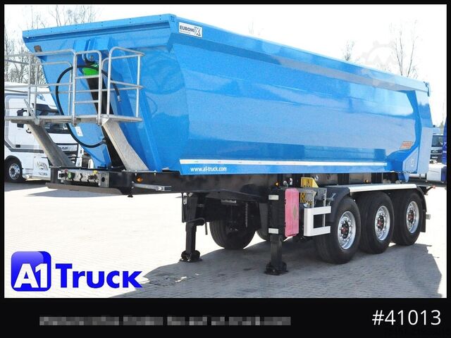 Tipper semitrailer WIELTON Euromix ca 24m³  Stahl, Lift SAF,  Tageszulassung,