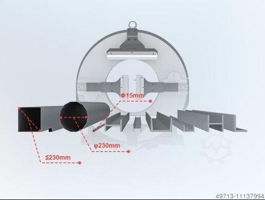 Laser Rohrschneidemaschine Dynamic Power Laser FLT-H2_3kW Raycus Laser