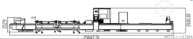 Laser Rohrschneidemaschine Dynamic Power Laser FLT-H2_3kW Raycus Laser