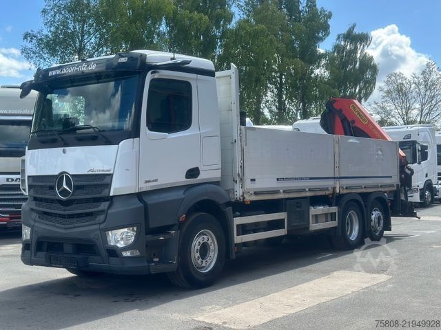 Truck mounted crane MERCEDES-BENZ Actros MP5 2545 Baustoff Palfinger PK22002 Funk