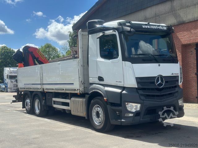 Truck mounted crane MERCEDES-BENZ Actros MP5 2545 Baustoff Palfinger PK22002 Funk