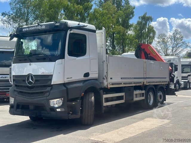 Truck mounted crane MERCEDES-BENZ Actros MP5 2545 Baustoff Palfinger PK22002 Funk