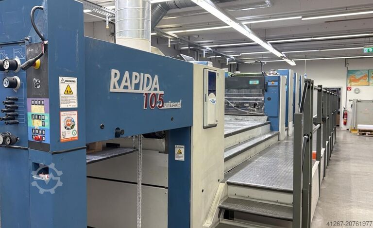 Offsetdruckmaschine KBA RAPIDA 105U-4 + L