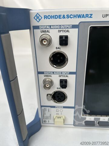 Audio Analyzer Rohde & Schwarz UPV K1 K4 U2 B2 B3 B42 B48