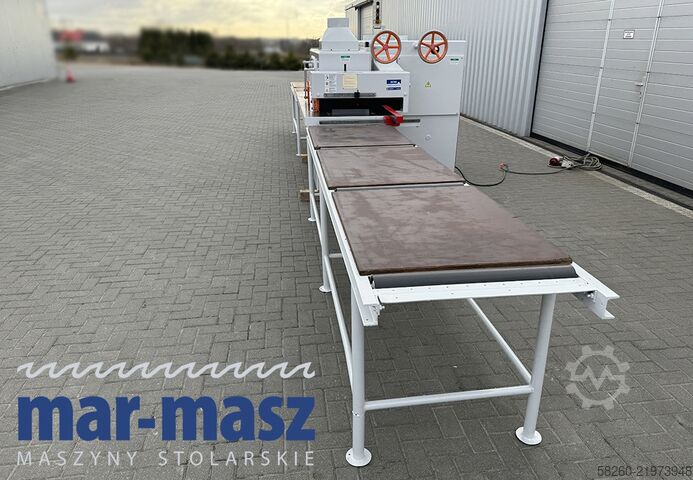 Crawler-type multi-blade saw with feed table x 2 Torwegge H34 380/120