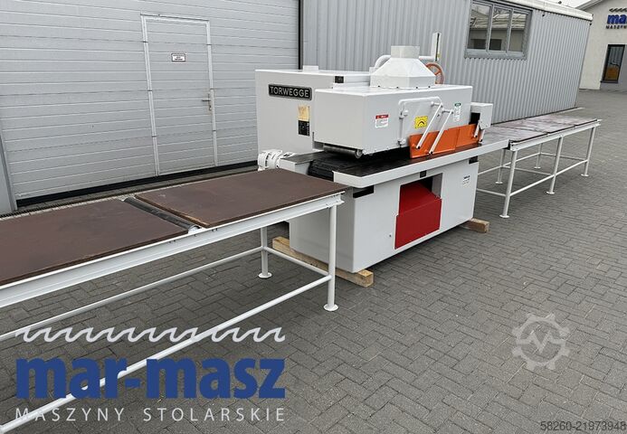 Crawler-type multi-blade saw with feed table x 2 Torwegge H34 380/120