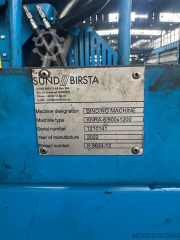 Bündelbindemaschine Sund Birsta KNRA-6/900x1200